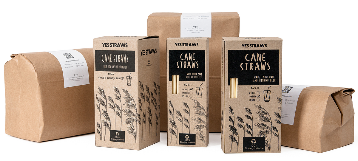 Cane Straws - Paper Wrapped Long (Pack of 250)